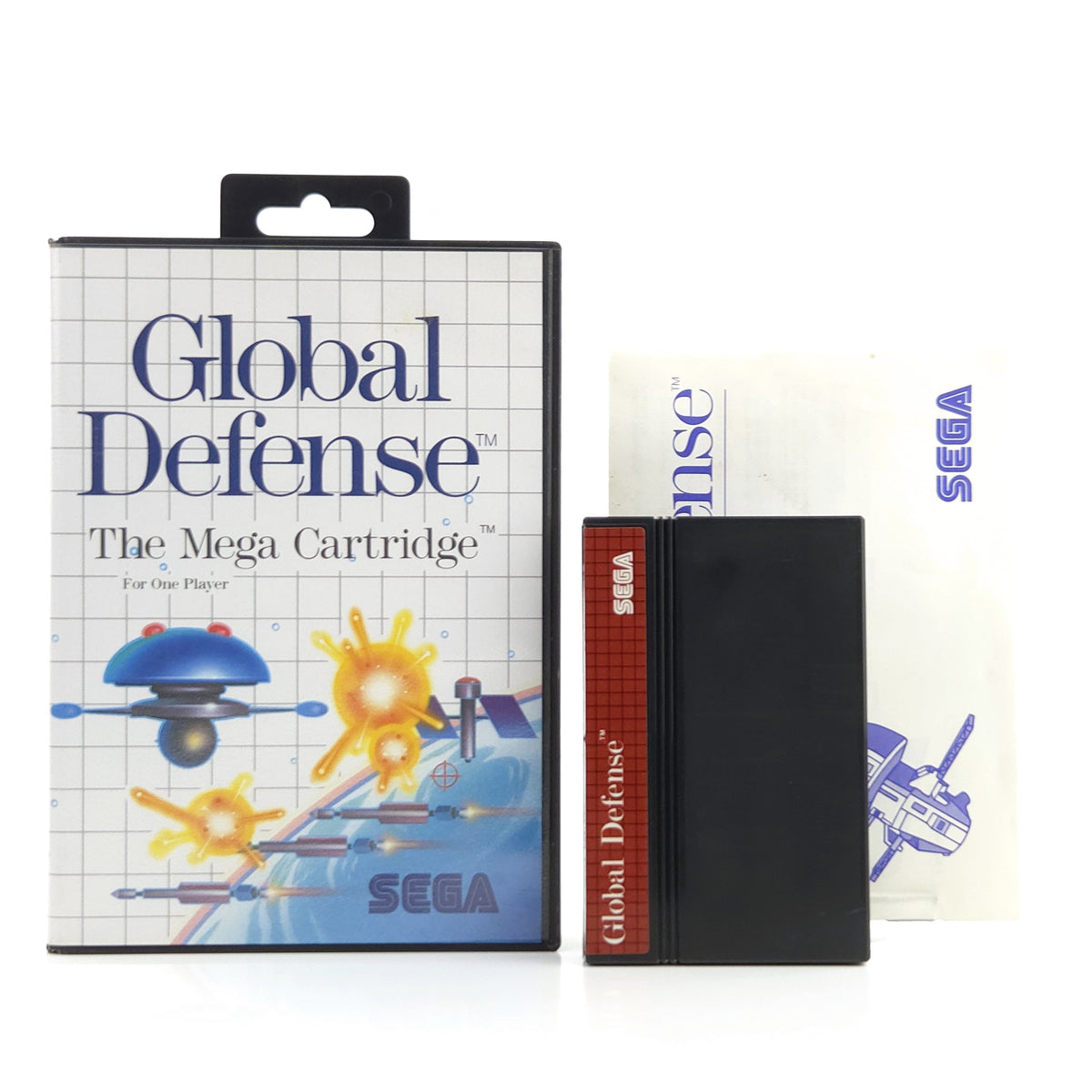 Sega Master System Spiel Global Defense OVP