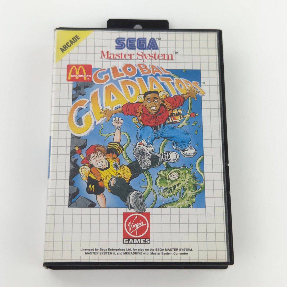 Sega Master System Spiel Global Gladiators OVP PAL
