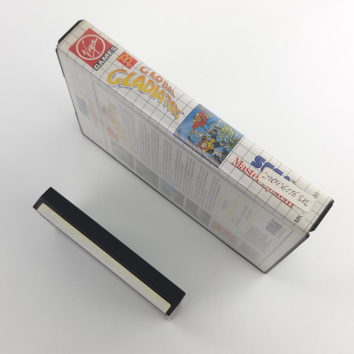 Master System Spiel Global Gladiators OVP PAL EUR Modul