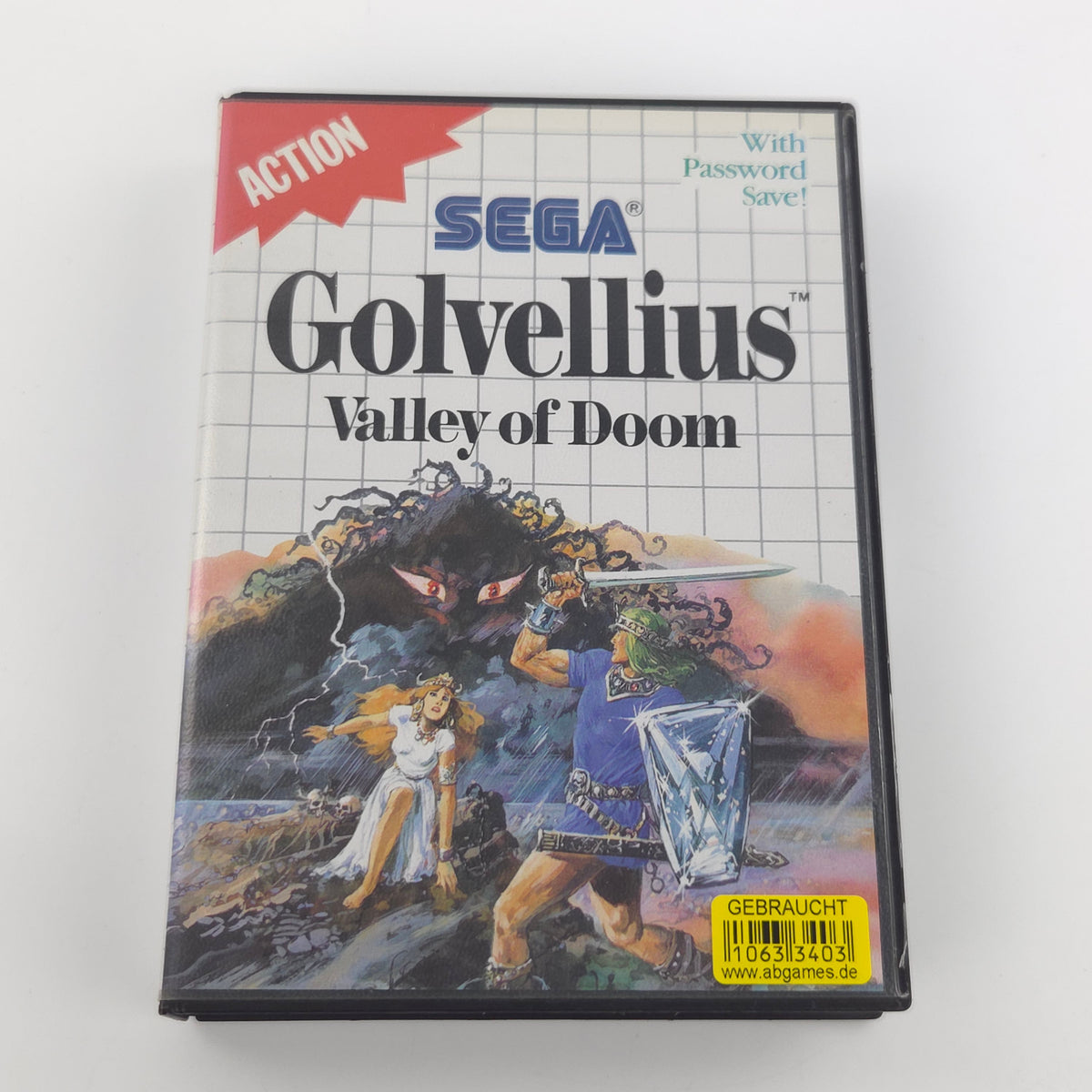 Sega Master System Spiel Golvellius Valley of Doom OVP PAL