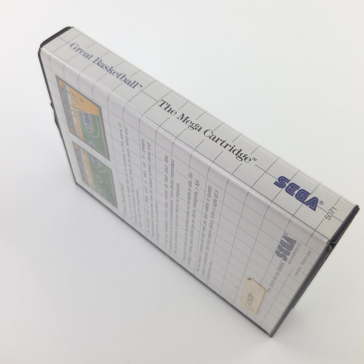 Sega Master System Spiel Great Basketball OVP PAL EUR