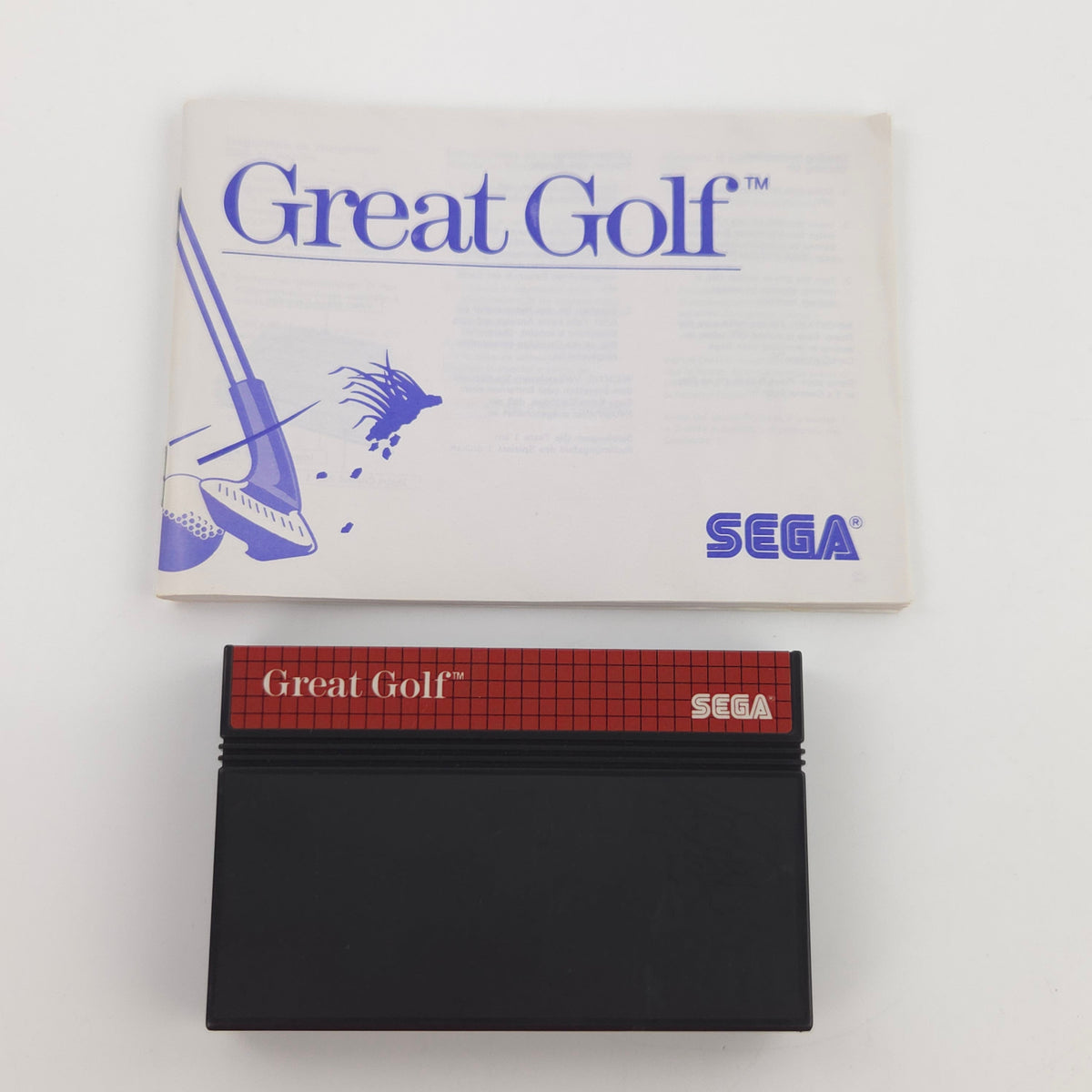 Sega Master System Spiel Great Golf MS Modul OVP PAL EUR