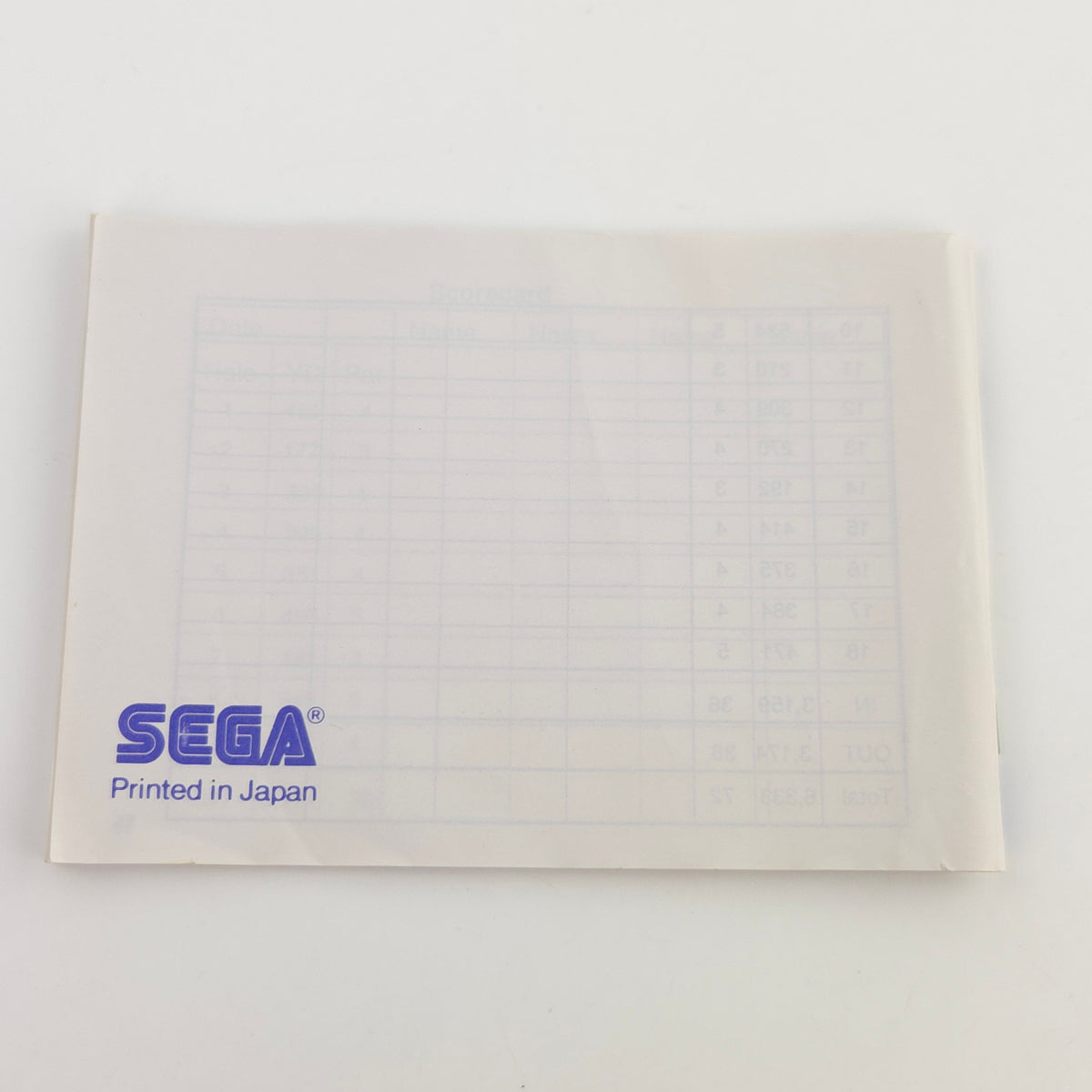Sega Master System Spiel Great Golf MS Modul OVP PAL EUR