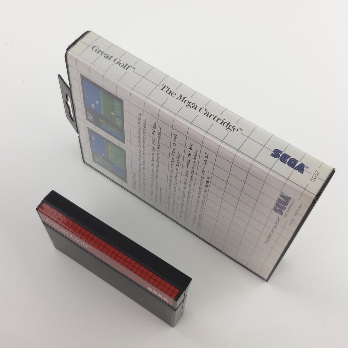 Sega Master System Spiel Great Golf MS Modul OVP PAL EUR