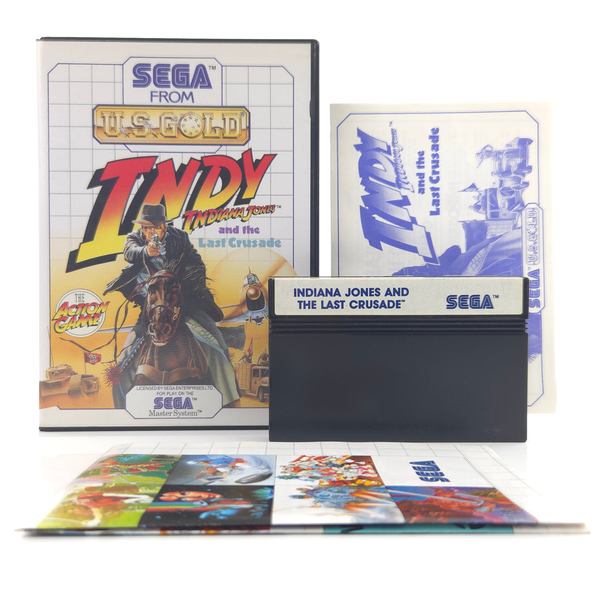 Sega Master System Spiel Indiana Jones Last Crusade PAL