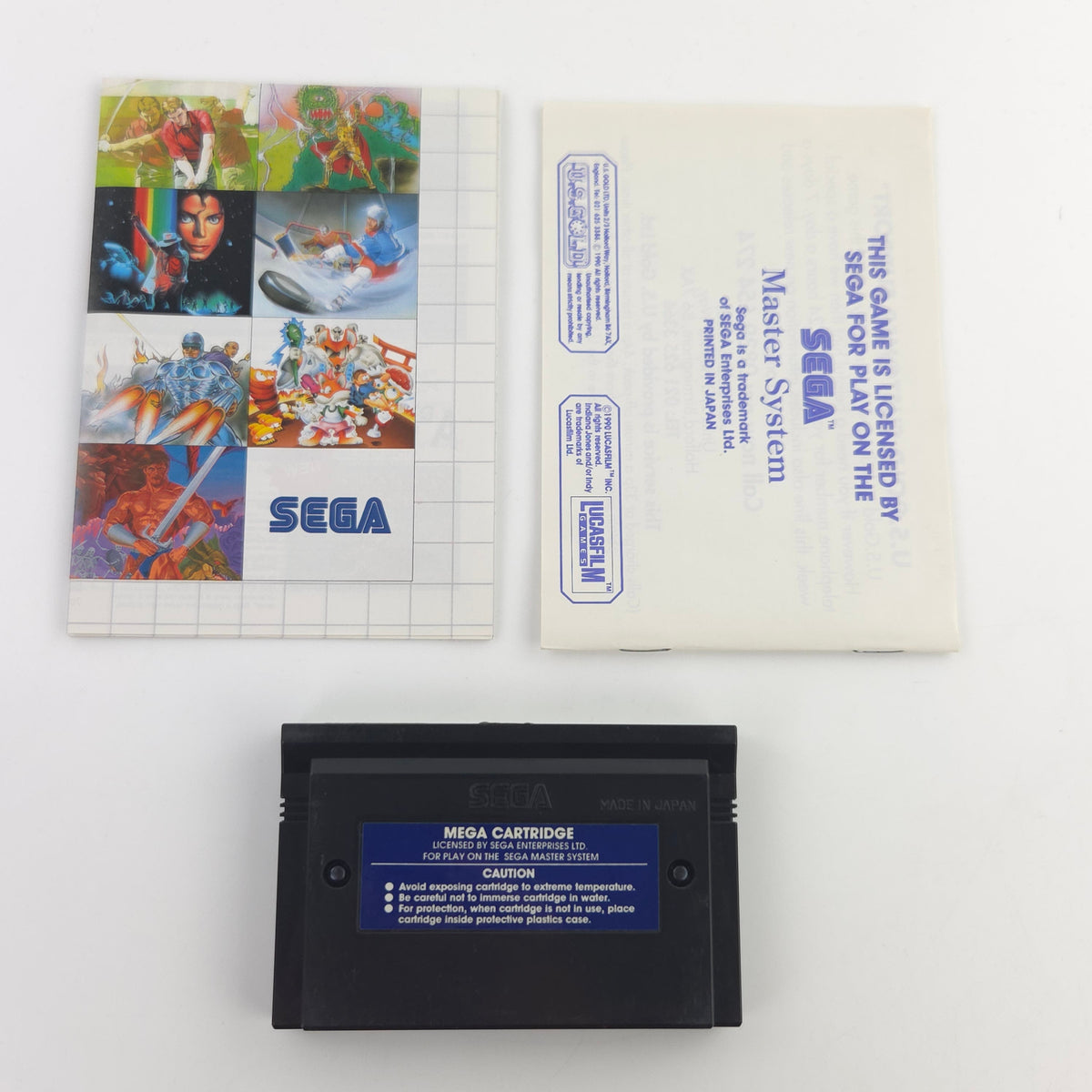 Sega Master System Spiel Indiana Jones Last Crusade PAL