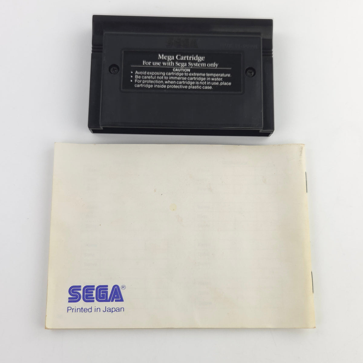 Sega Master System Spiel Kenseiden OVP PAL 1988 Modul