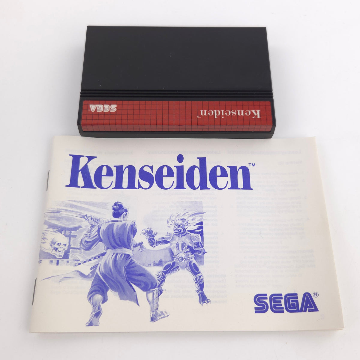 Sega Master System Spiel Kenseiden MS Modul OVP PAL 1988