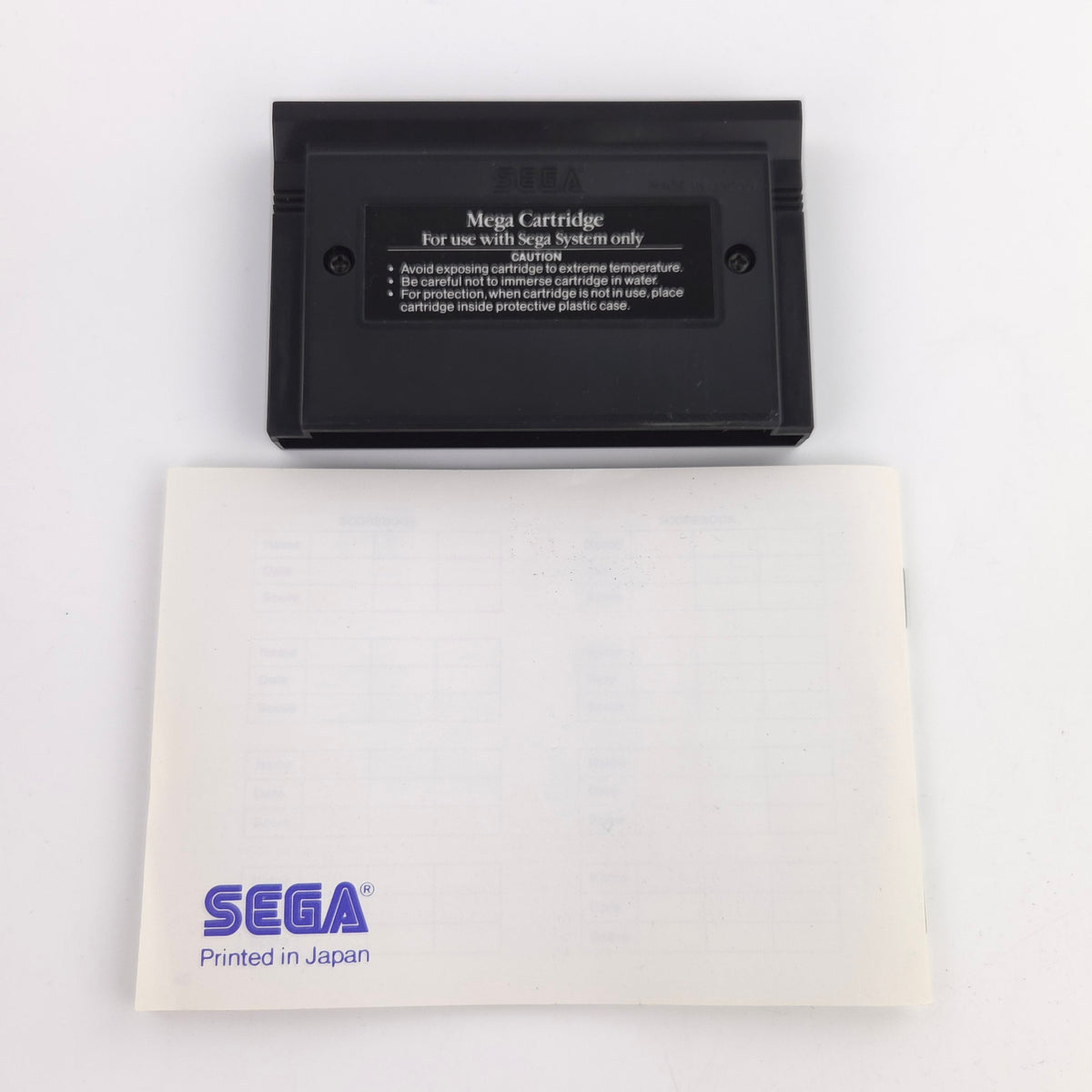 Sega Master System Spiel Kenseiden MS Modul OVP PAL 1988