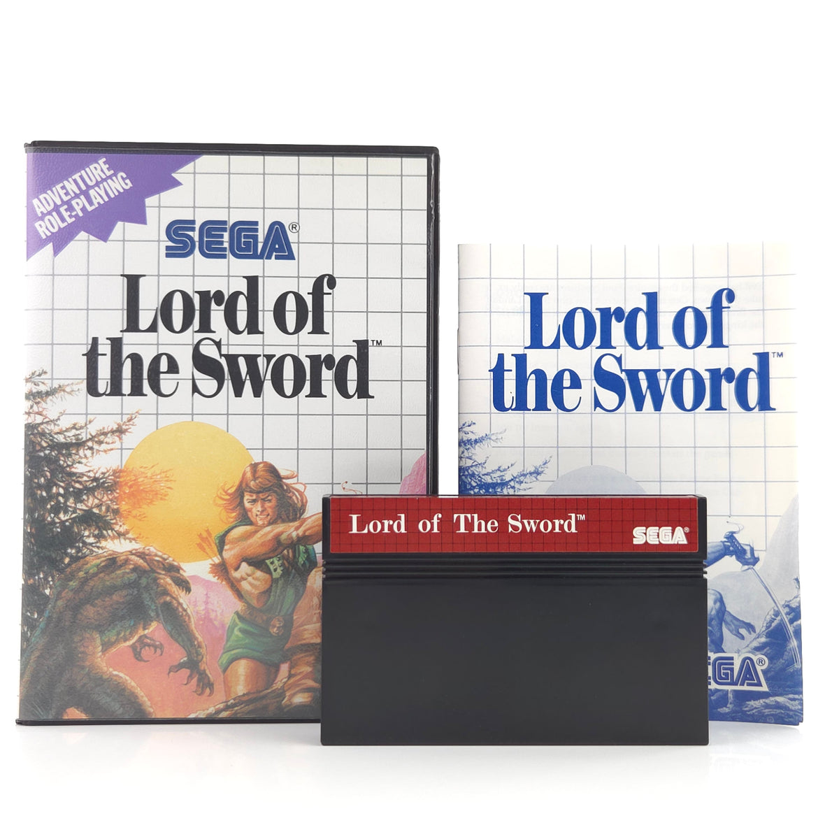 Sega Master System Spiel Lord of the Sword MS OVP PAL EUR