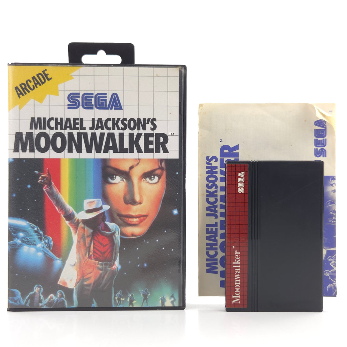 Sega Master System Spiel: Michael Jackson´s Moonwalker - OVP (PAL EUR)