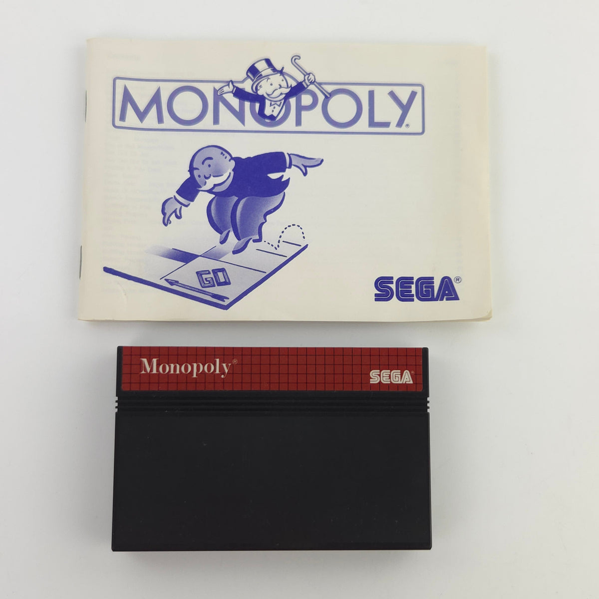 Sega Master System Spiel Monopoly MS Modul OVP PAL EUR