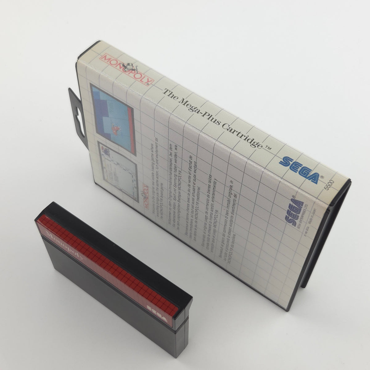 Sega Master System Spiel Monopoly MS Modul OVP PAL EUR