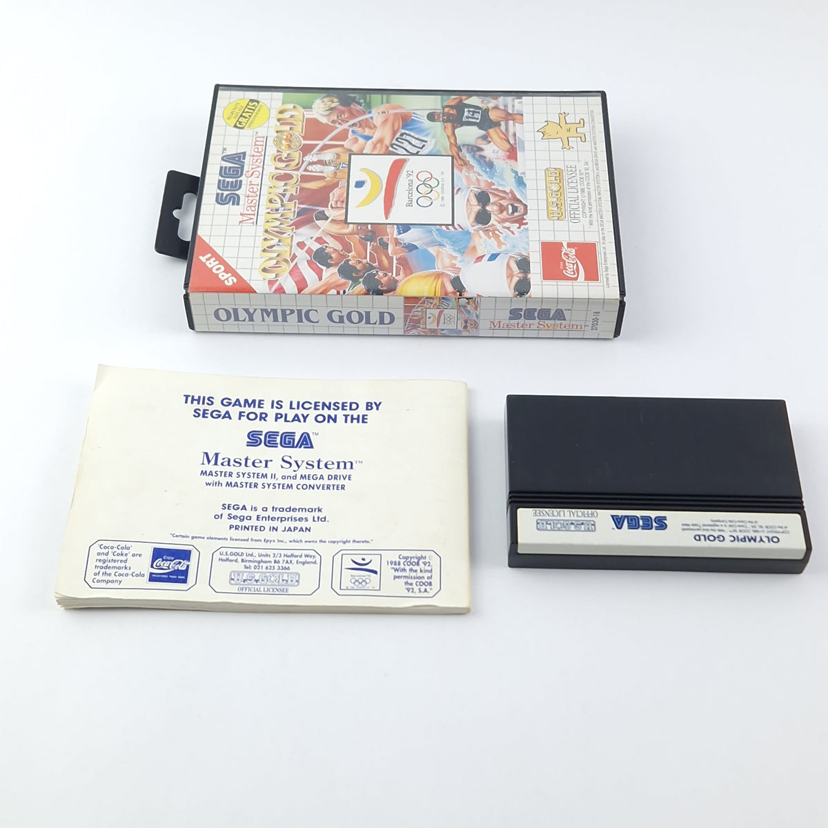 Sega Master System Spiel – Olympic Gold Barcelona 92 OVP
