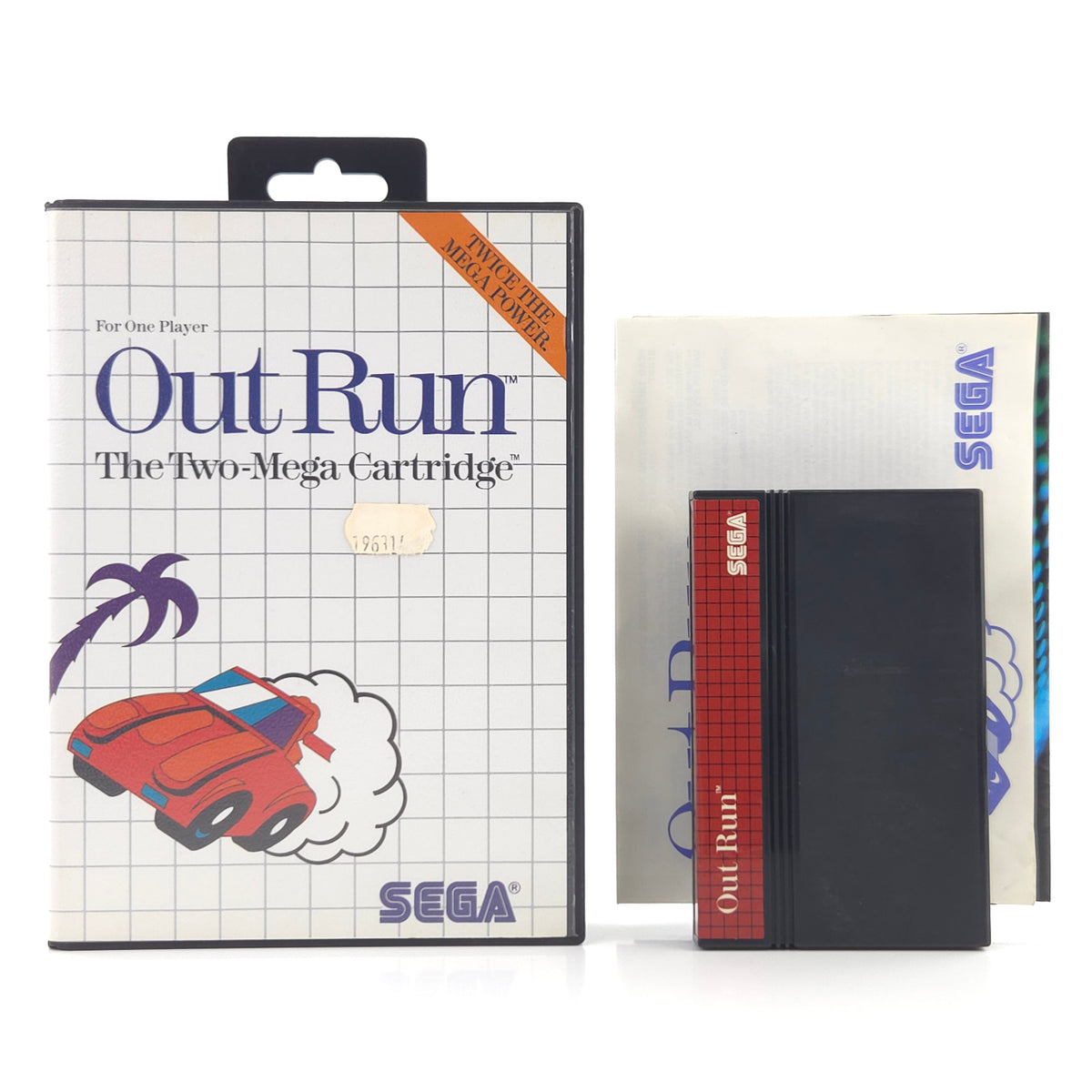 Sega Master System Spiel Out Run Modul Anleitung OVP PAL