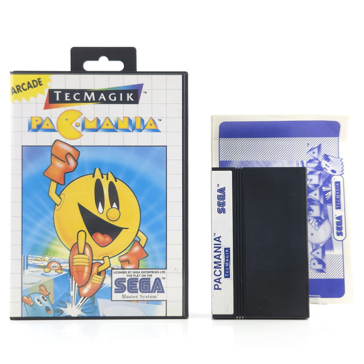 Master System Spiel Pac-Mania MS OVP CIB PAL Tecmahik