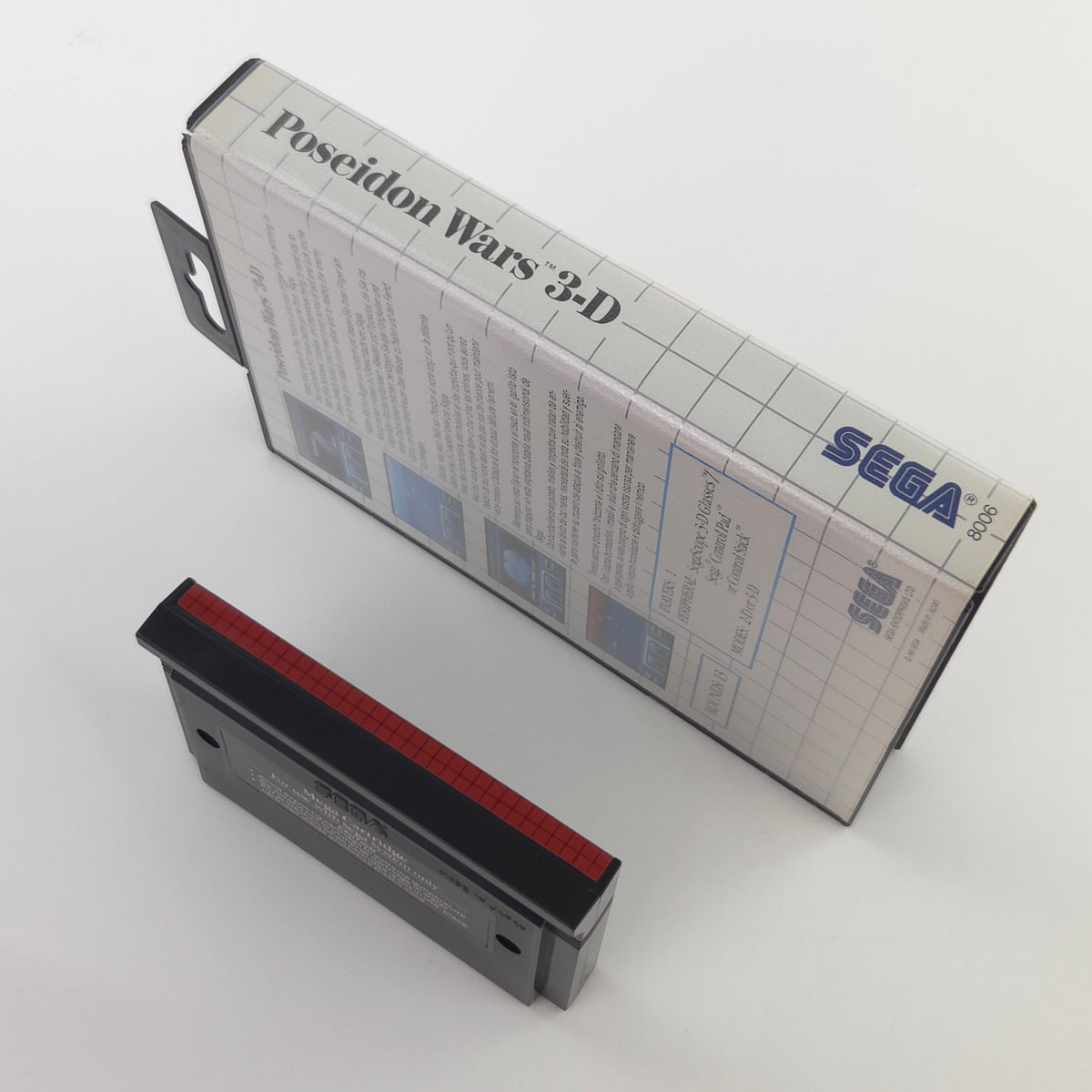 Sega Master System Spiel Poseidon Wars 3D OVP PAL EUR