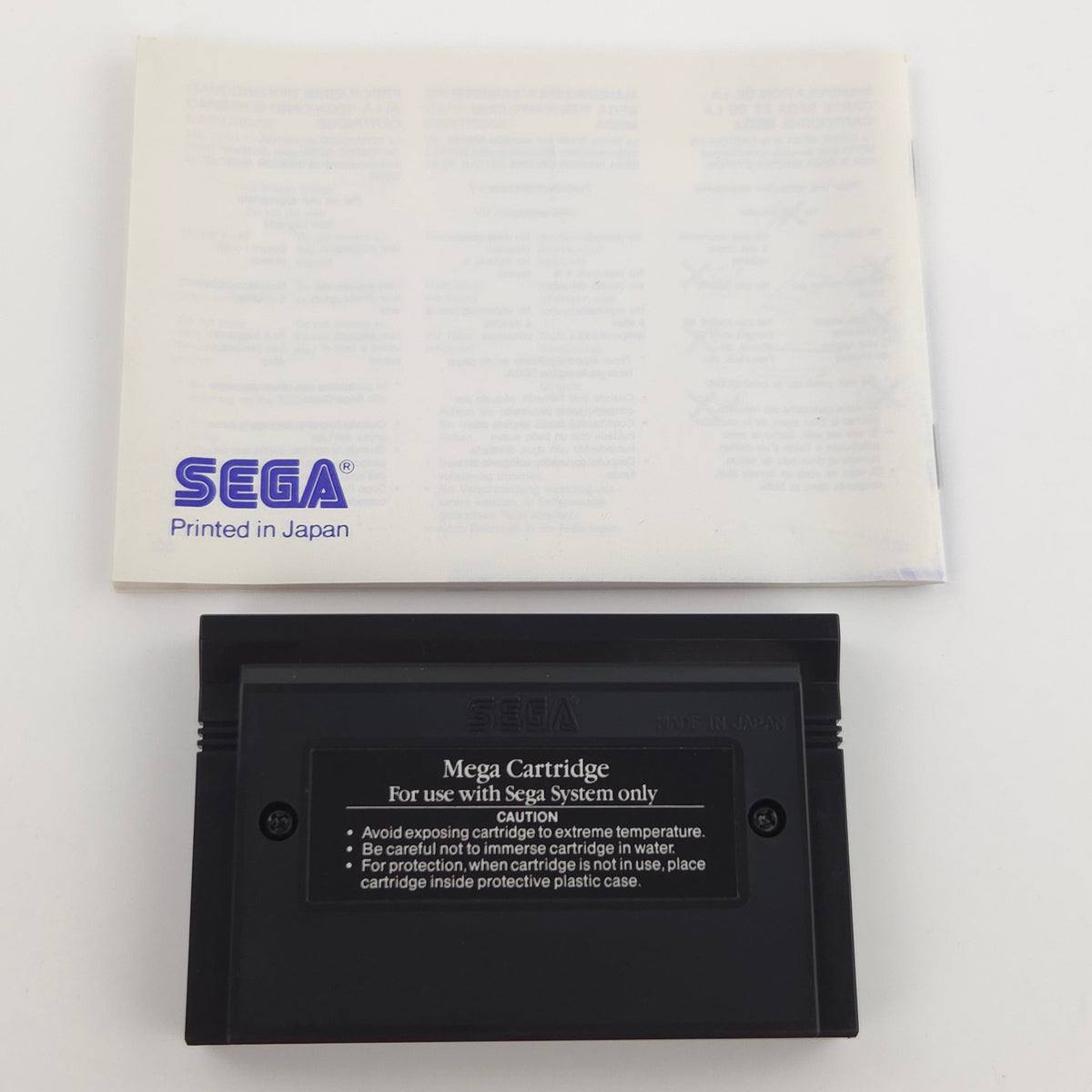 Sega Master System Spiel Poseidon Wars 3D OVP PAL EUR
