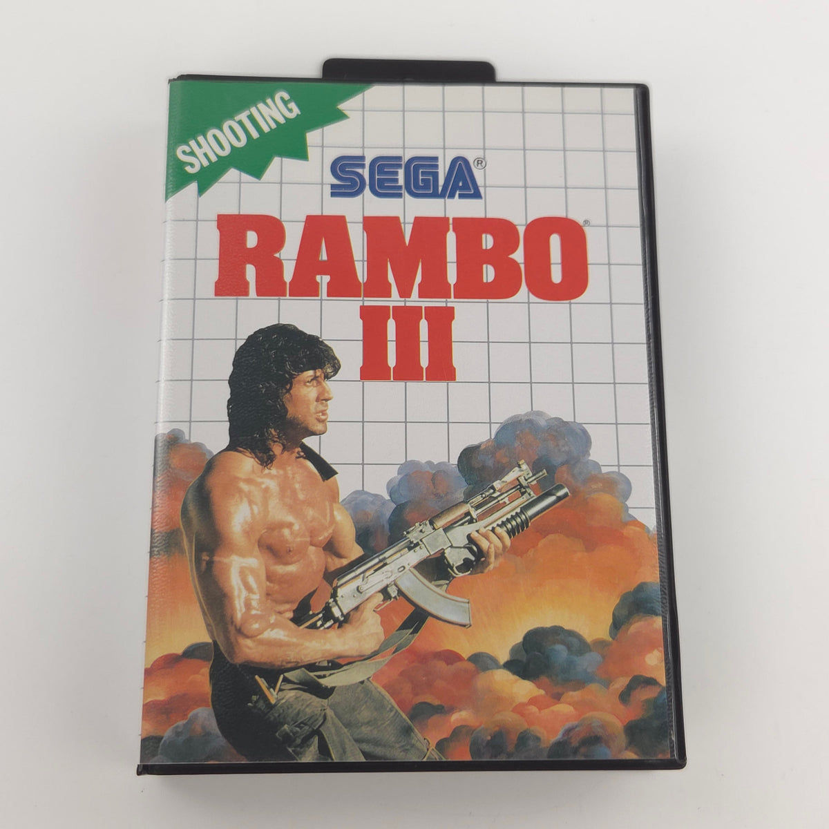 Sega Master System Spiel Rambo III MS Modul OVP PAL EUR