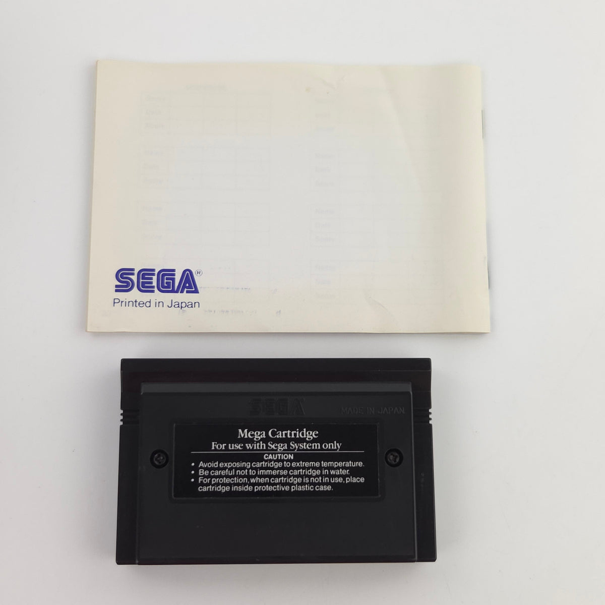 Sega Master System Spiel Rambo III MS Modul OVP PAL EUR