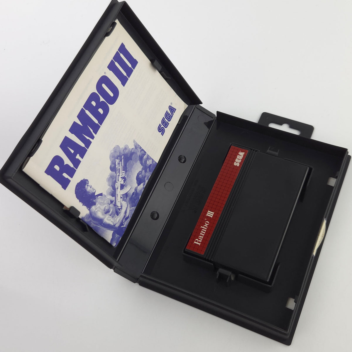 Sega Master System Spiel Rambo III MS Modul OVP PAL EUR