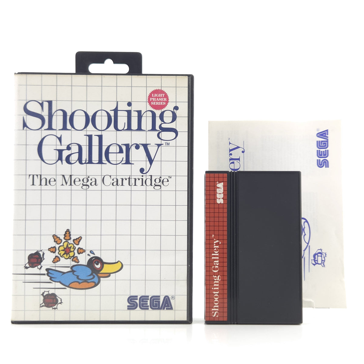 Sega Master System Spiel Shooting Gallery MS OVP CIB PAL
