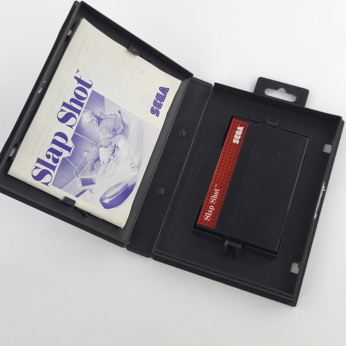 Sega Master System Spiel Slap Shot Ice Hockey OVP PAL