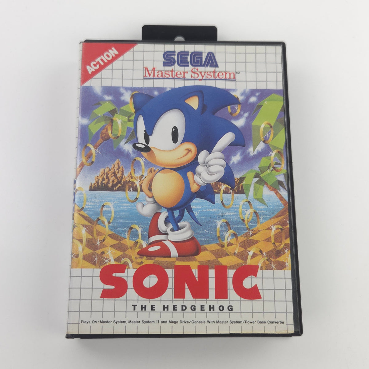 Sega Master System Spiel Sonic The Hedgehog OVP PAL EUR