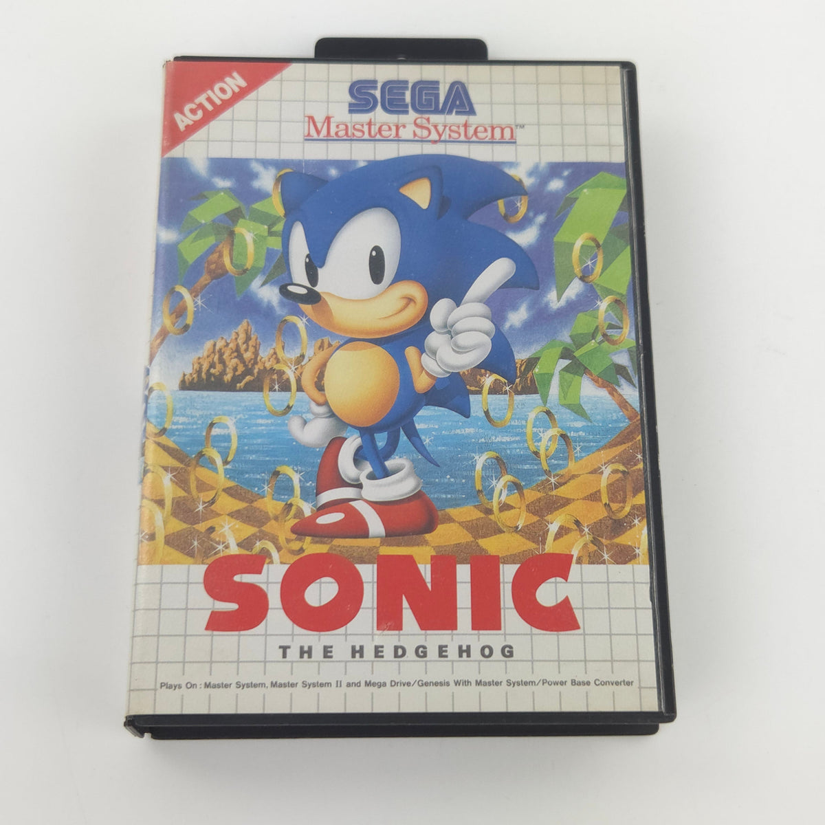 Master System Spiel Sonic The Hedgehog MS OVP CIB PAL Action