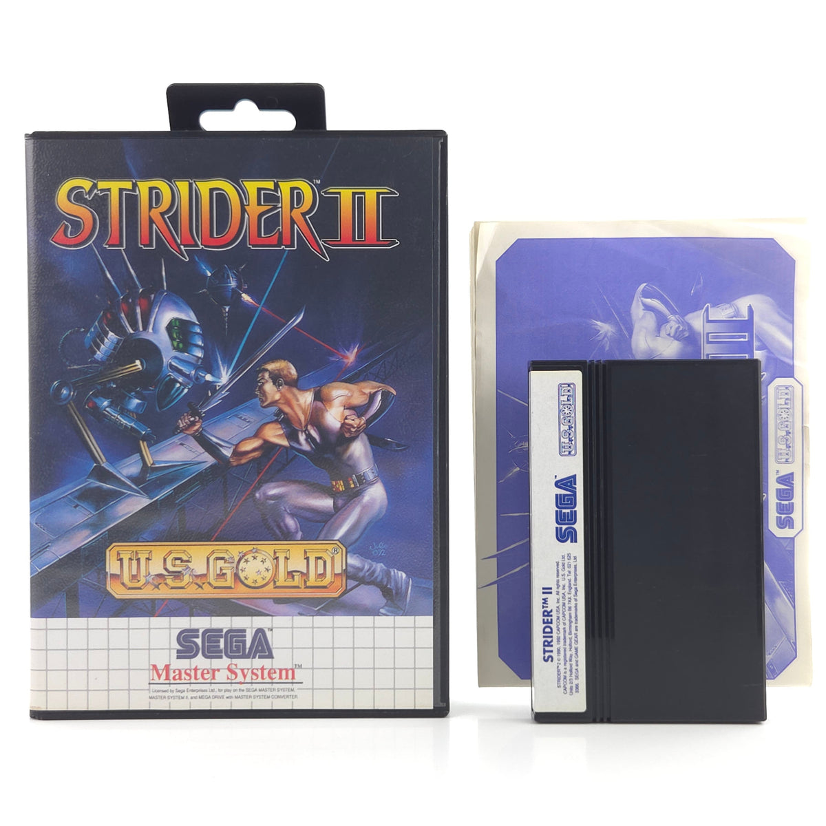 Sega Master System Spiel Strider II OVP PAL EUR Modul