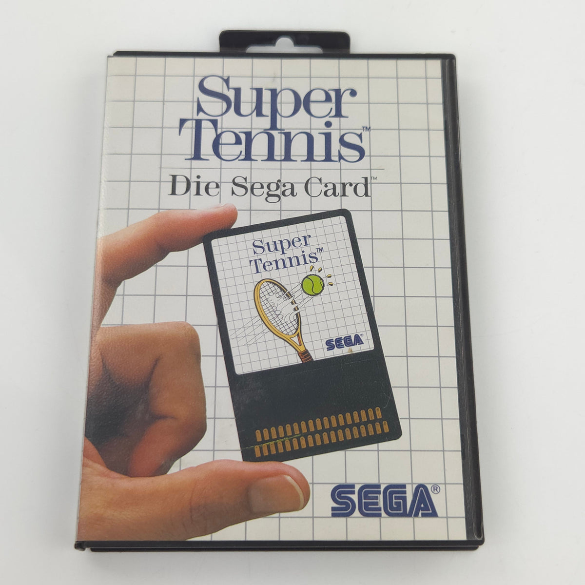 Master System Spiel Super Tennis Sega Card OVP CIB PAL