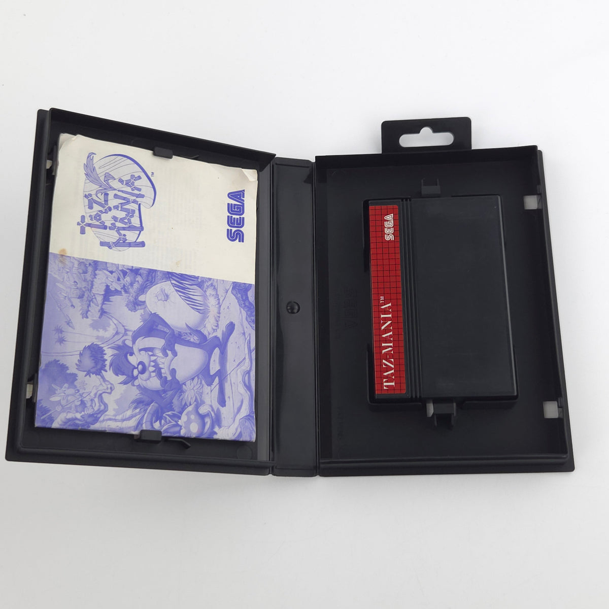 Sega Master System Spiel Taz-Mania Modul Anleitung OVP