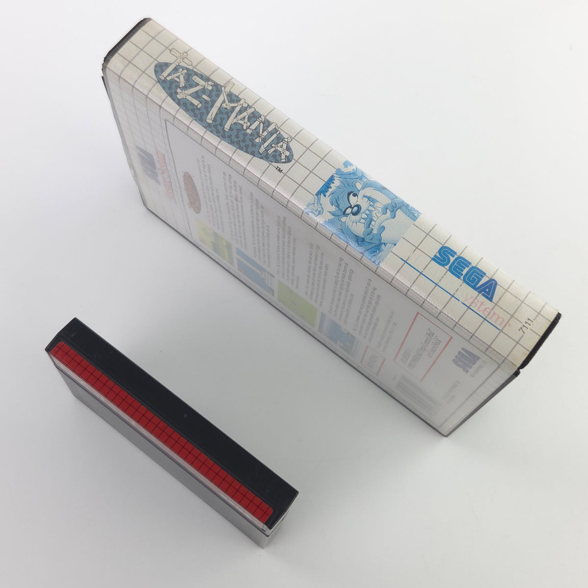 Sega Master System Spiel Taz-Mania Modul Anleitung OVP
