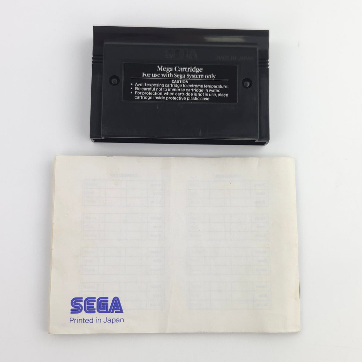 Sega Master System Spiel Taz-Mania Modul Anleitung OVP