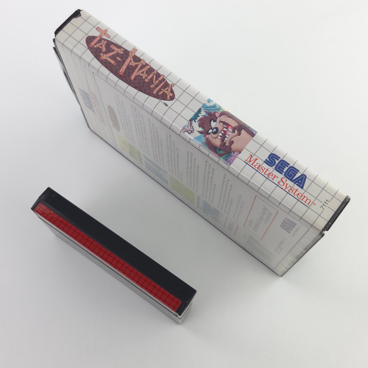 Sega Master System Spiel Taz-Mania Modul Anleitung OVP