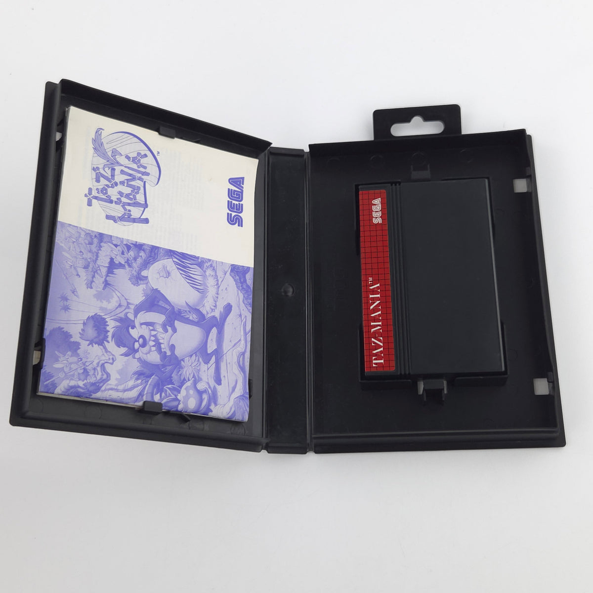 Sega Master System Spiel Taz-Mania Modul Anleitung OVP