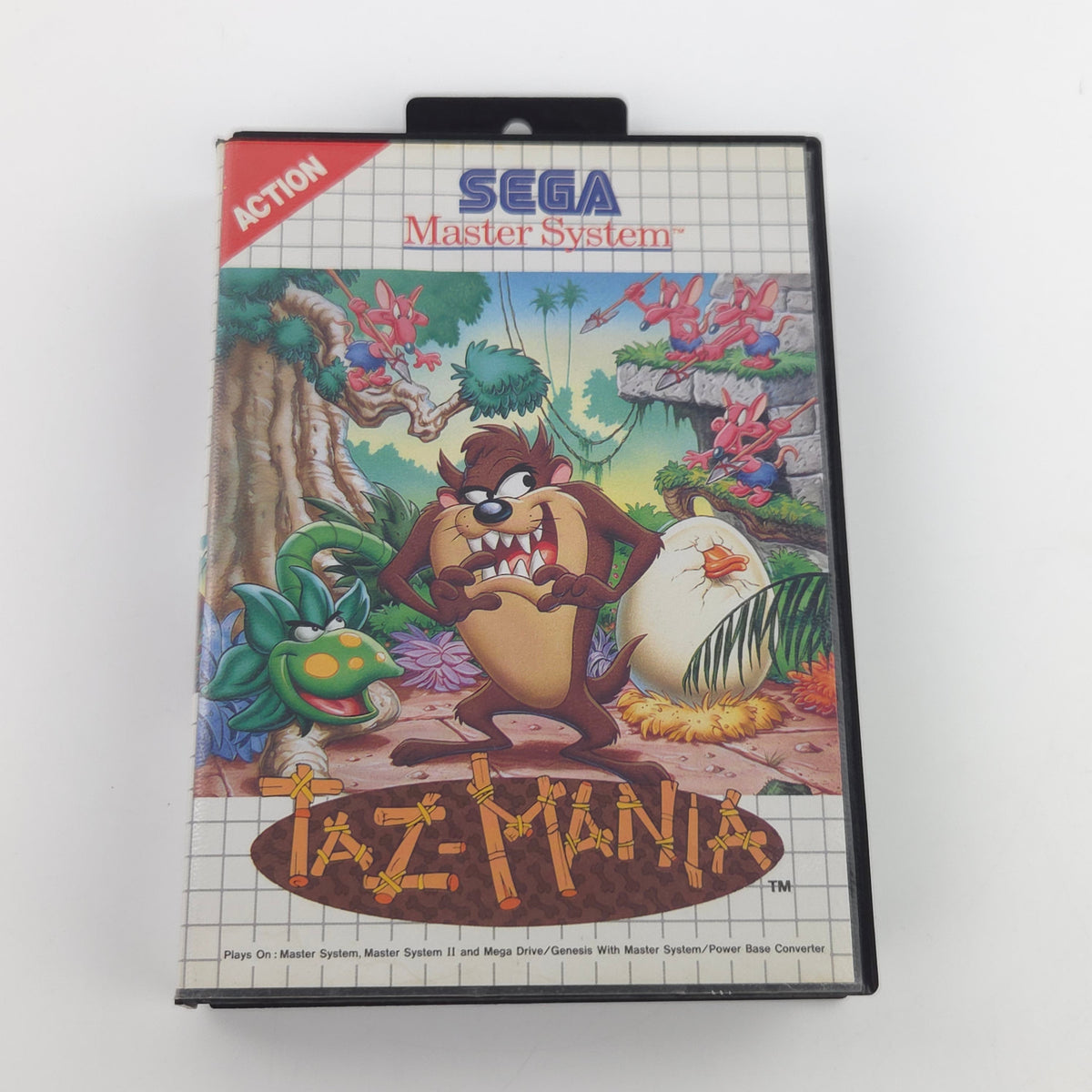 Sega Master System Spiel Taz-Mania Modul Anleitung OVP