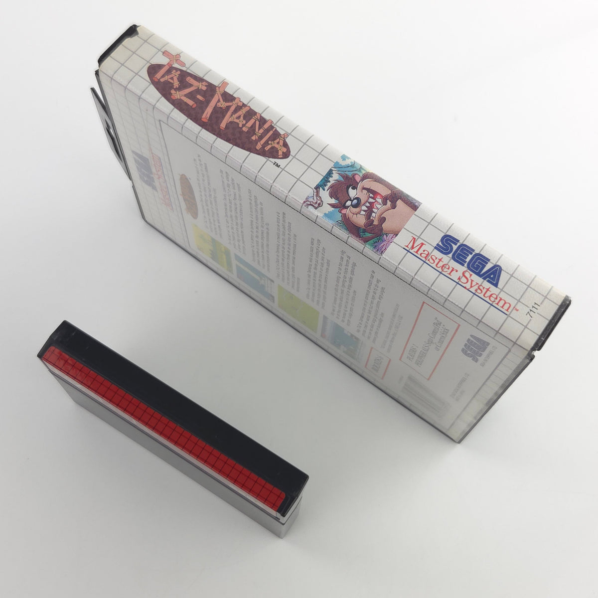 Sega Master System Spiel Taz-Mania Modul Anleitung OVP