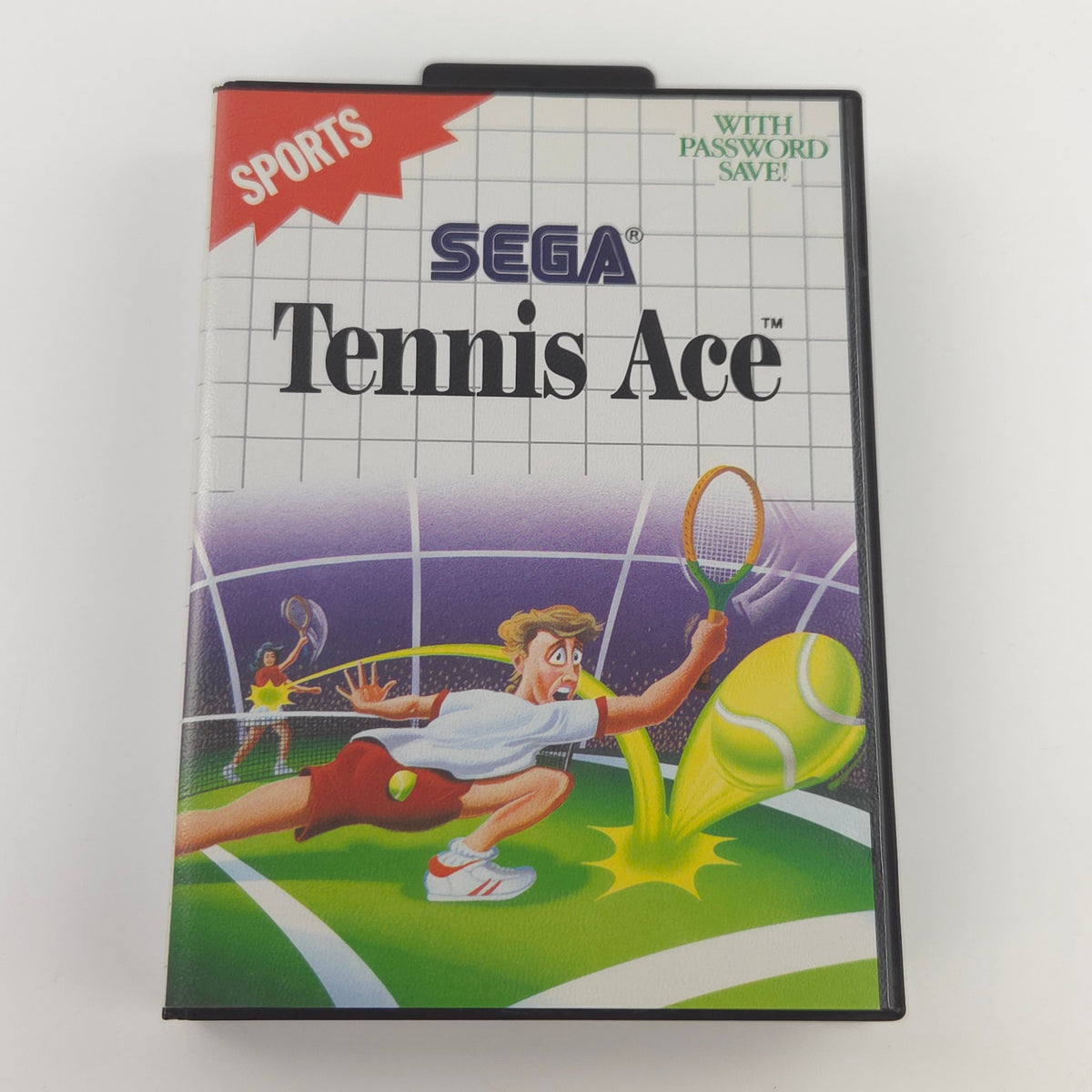 Sega Master System Spiel Tennis Ace MS Komplett PAL OVP