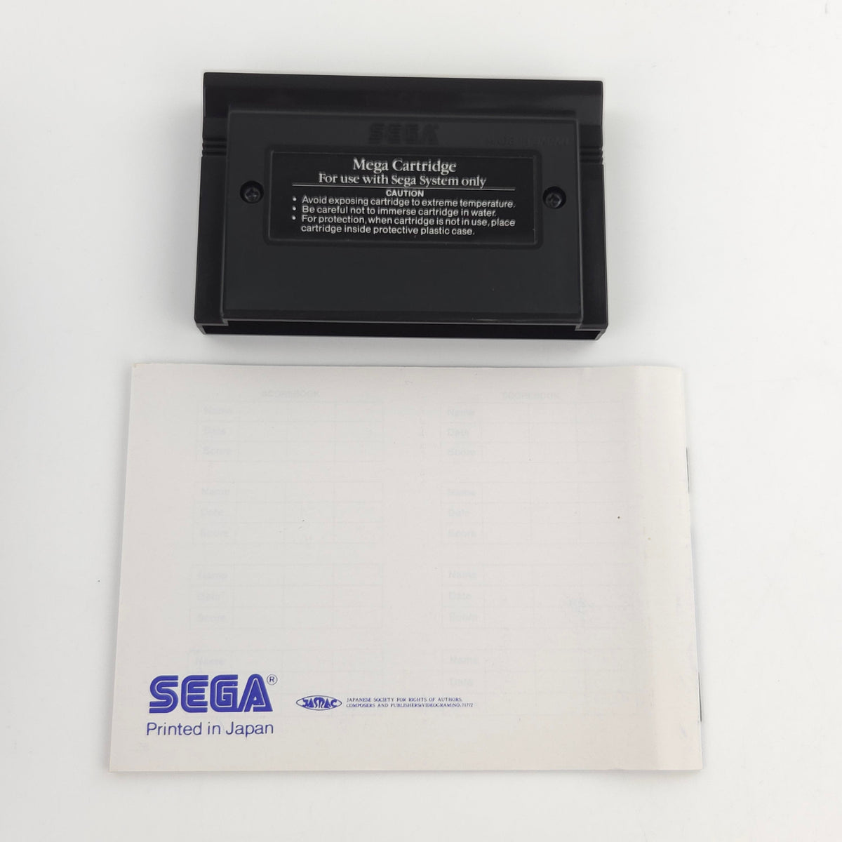 Master System Spiel Thunder Blade MS OVP PAL EUR 1988
