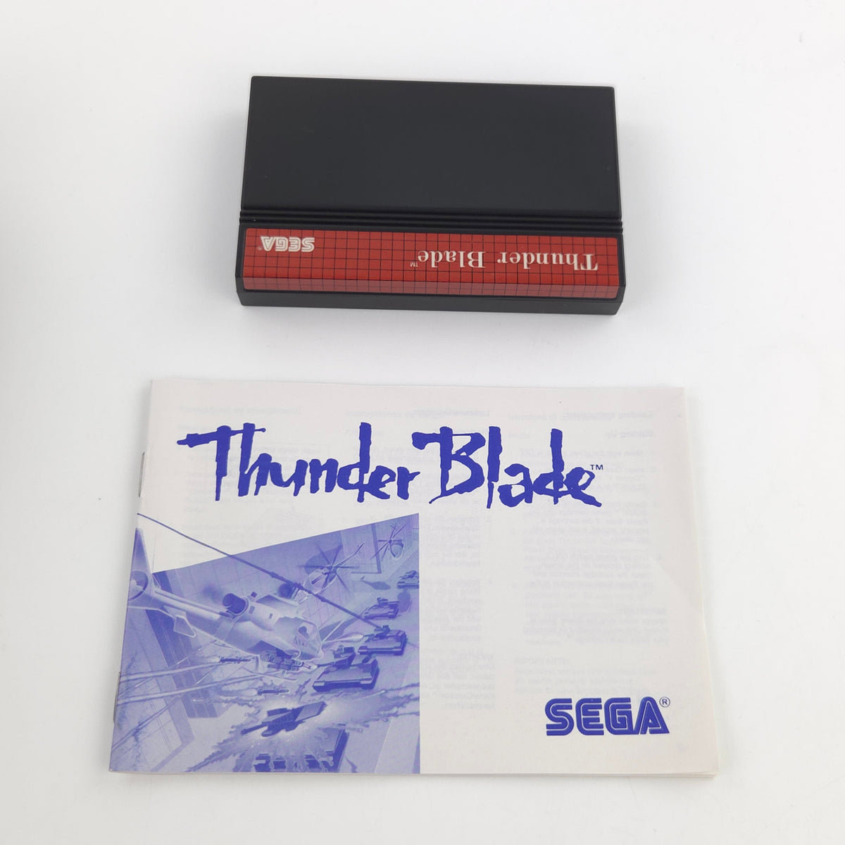 Master System Spiel Thunder Blade MS OVP PAL EUR 1988