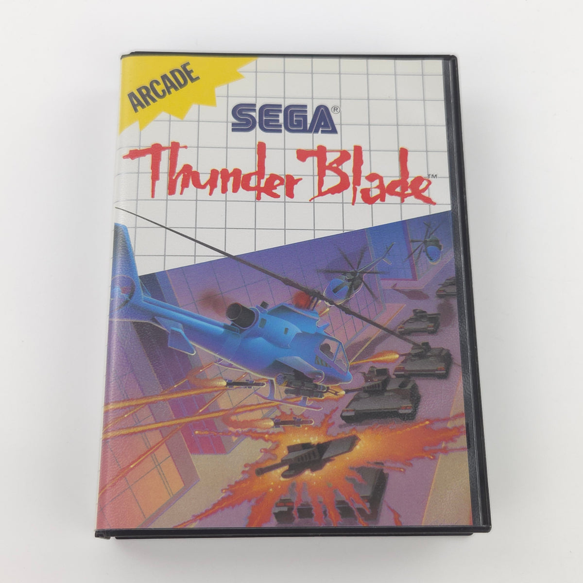 Master System Spiel Thunder Blade MS OVP PAL EUR 1988