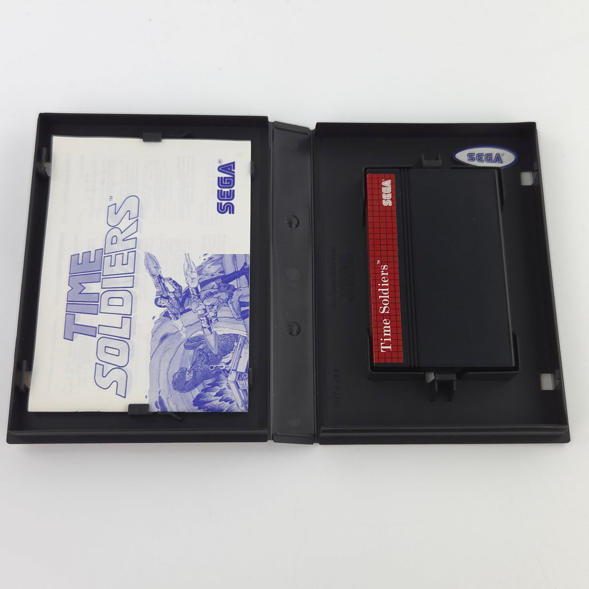 Sega Master System Spiel Time Soldier MS Modul OVP PAL
