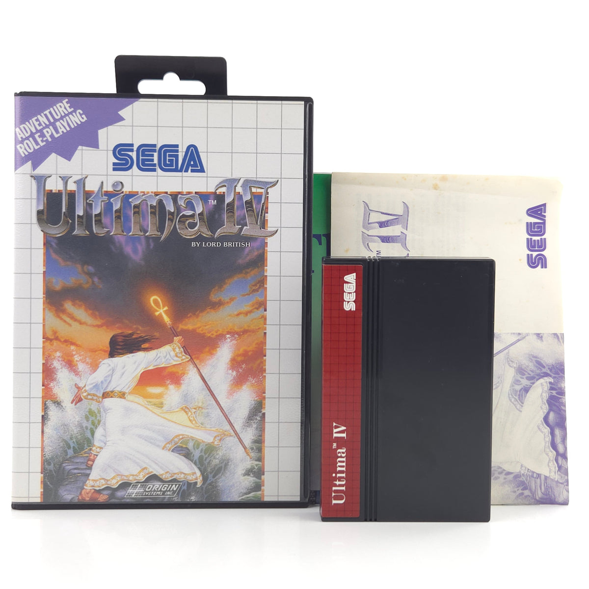 Master System Spiel Ultima IV Lord British Modul OVP PAL