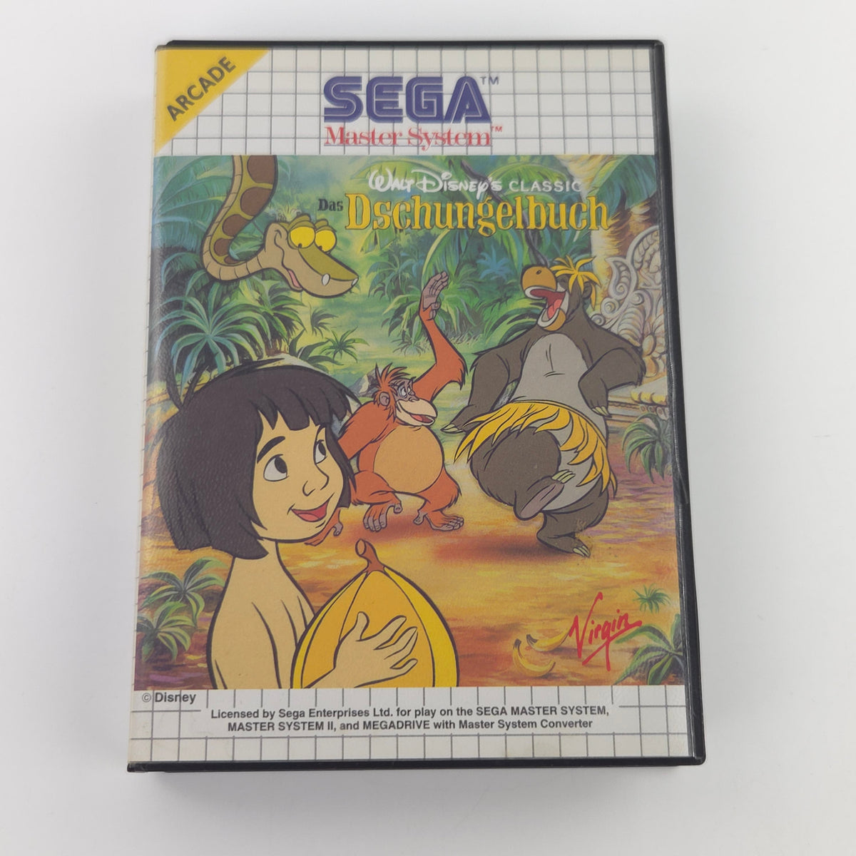 Sega Master System Spiel Das Dschungelbuch OVP PAL EUR