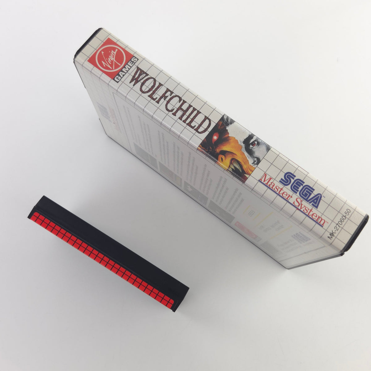 Sega Master System Spiel Wolfchild Modul Anleitung OVP PAL