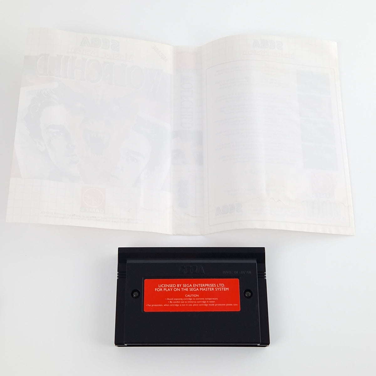 Sega Master System Spiel – Wolfchild Modul OVP ohne Anleitung