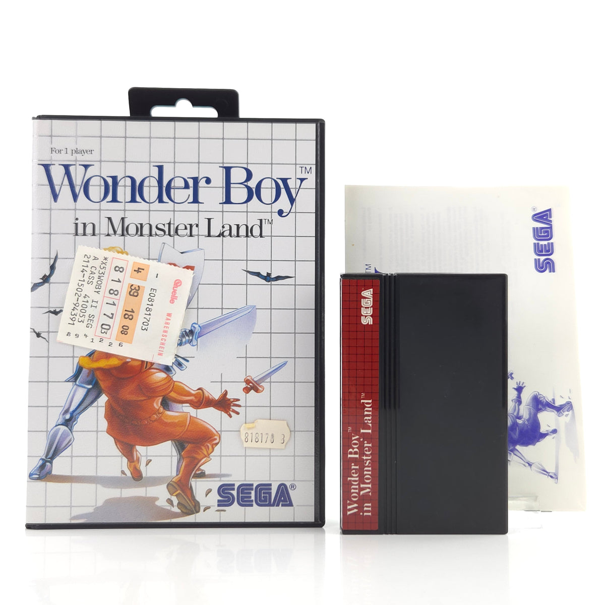 Sega Master System Spiel Wonder Boy Monster Land MS OVP