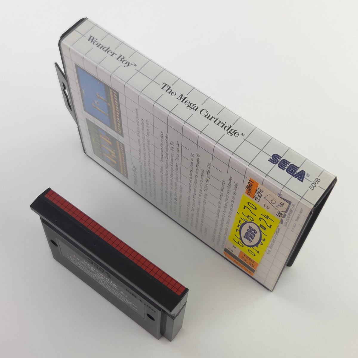 Sega Master System Spiel Wonder Boy MS Modul OVP PAL EUR