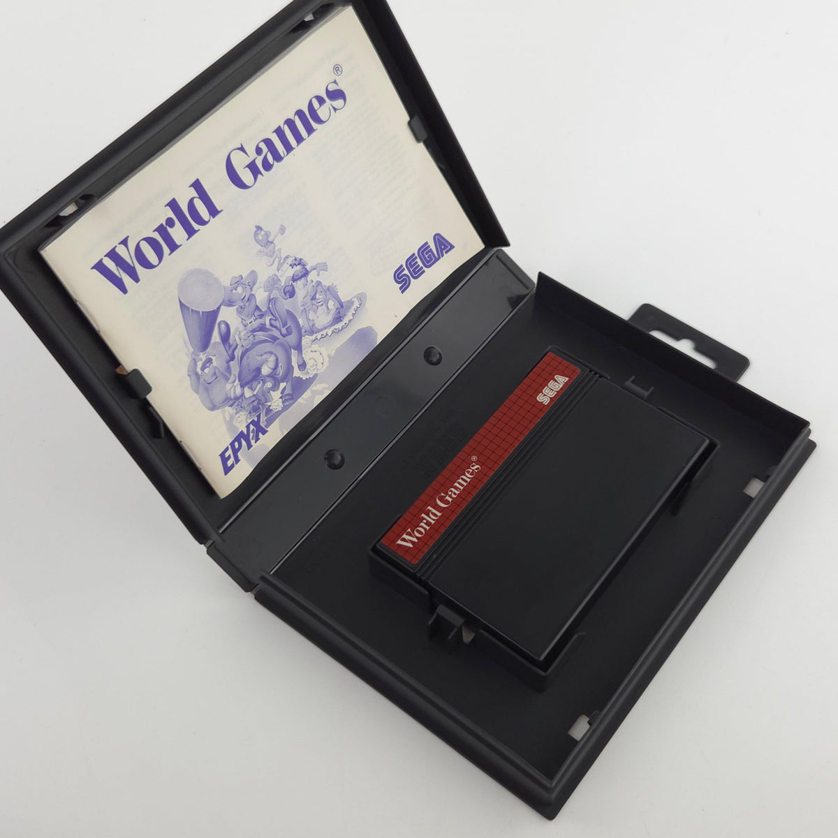 Sega Master System Spiel World Games MS Modul OVP PAL